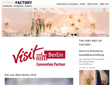 Tablet Screenshot of forum-factory.de